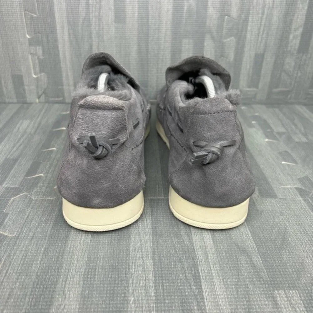 Sperry Moc Sider Moccasins Men Size 10 Grey Suede